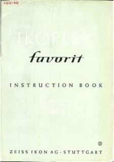 Zeiss Ikon Ikoflex 3 -Series manual. Camera Instructions.